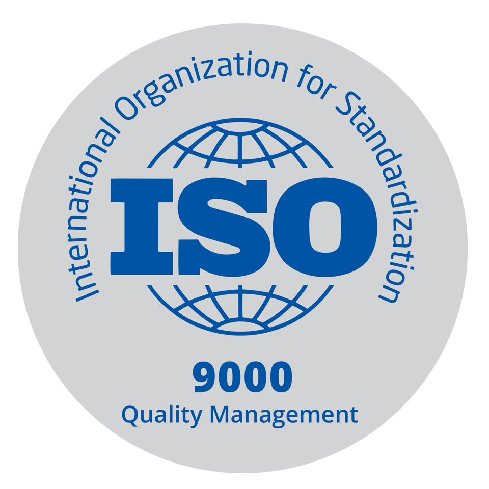 ISO 9000 International Organization for Standardization Quality Management logo