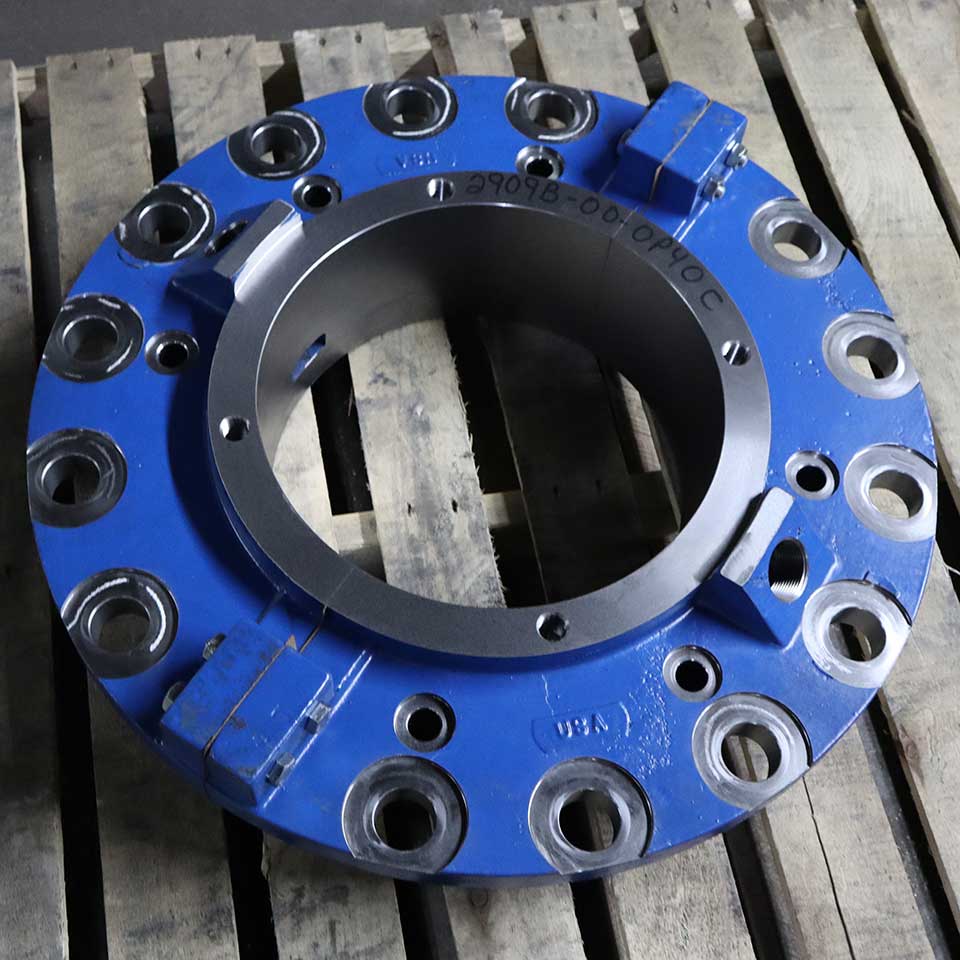 Machine casting produced in the West Point Industries manufactring plant.